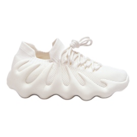PG1 Sneakers Senza Lacci da Donna Bianche Myles bianca