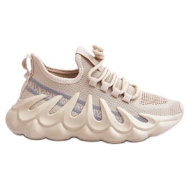 PG1 Sneakers Calzino Alla Moda Da Donna Beige Daxo