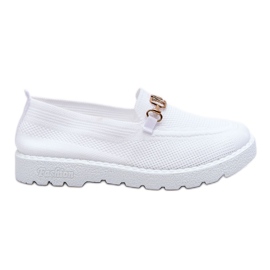 Alena Slip-On Sneakers Donna Con Abbellimento Bianco