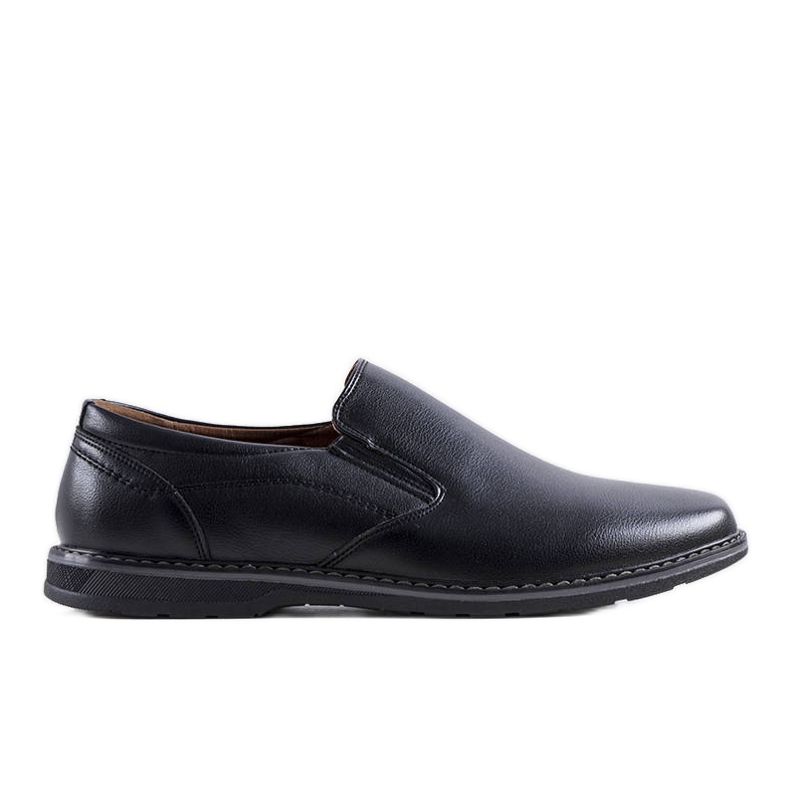 Scarpe slip-on nere da uomo di Query nero