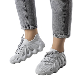 Sneakers ariose grigie di Muriel grigio