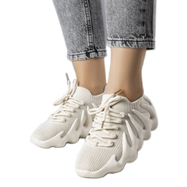 Sneakers ariose beige di Muriel