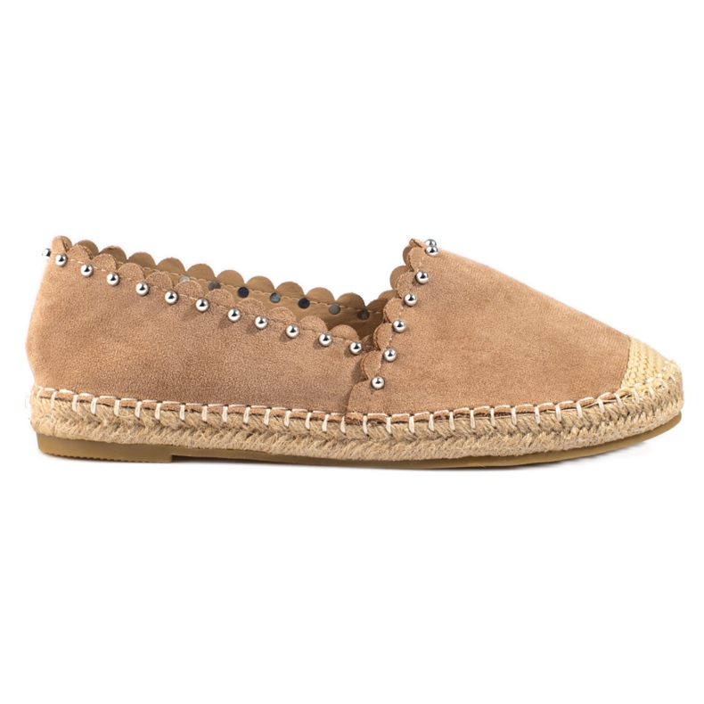 Espadrillas beige Vinceza da donna