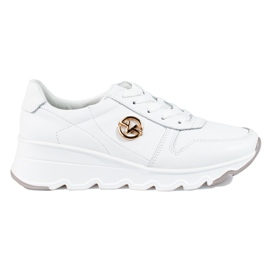 Sneakers Vinceza da donna in pelle bianca