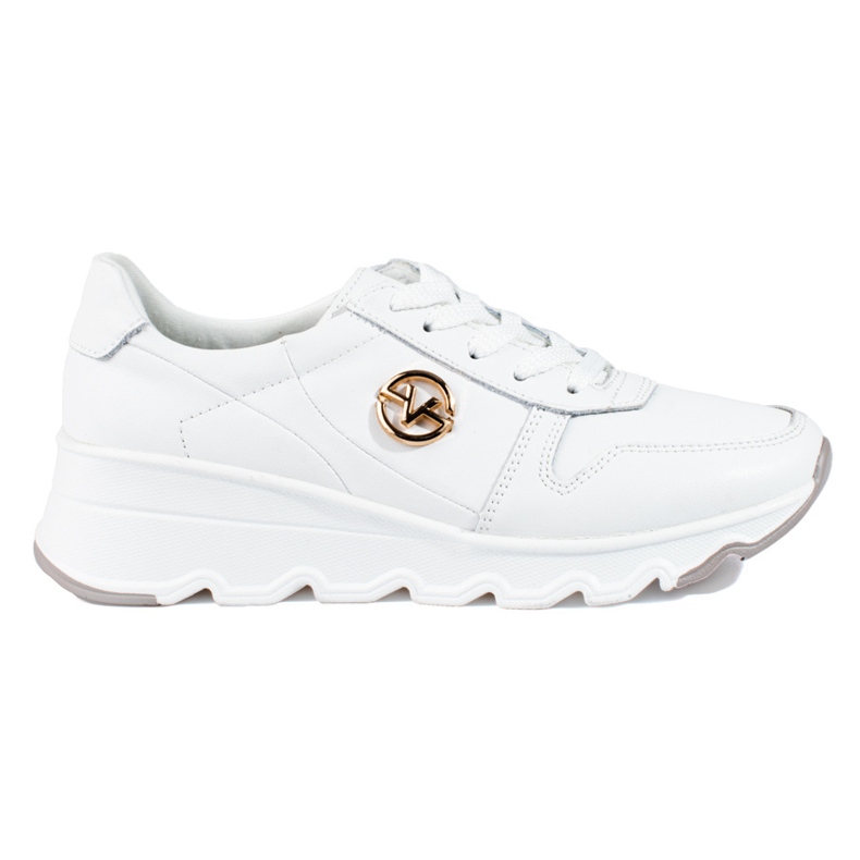Sneakers Vinceza da donna in pelle bianca