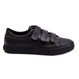 Scarpe da ginnastica classiche con velcro Big Star LL274A206 nere nero