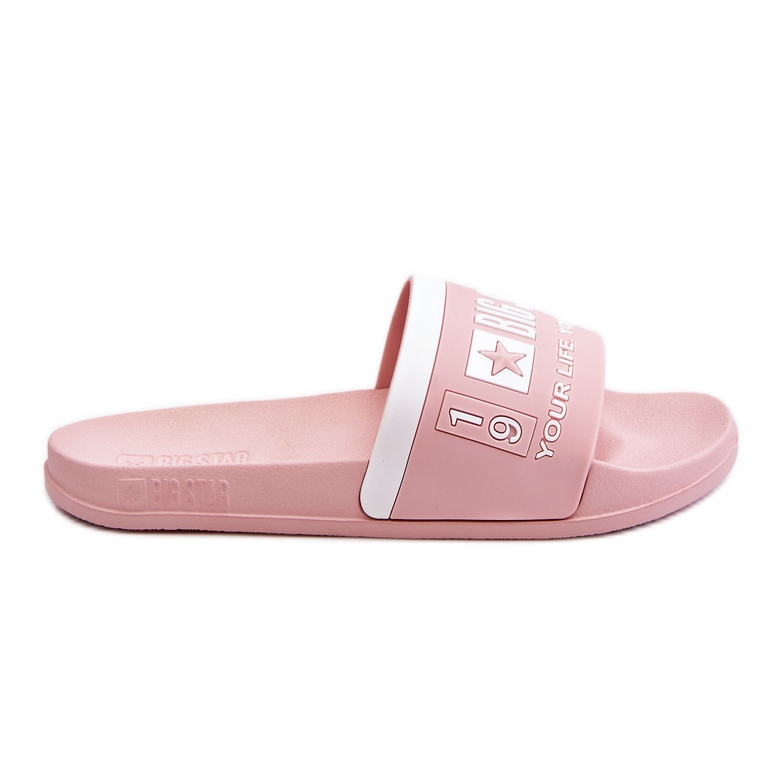 Pantofole Big Star Light da donna LL274730 Rosa chiaro