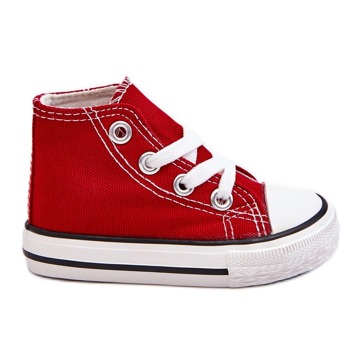 Sneakers alte da bambino Filemon rosso