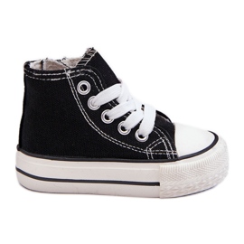 FR1 Sneakers alte da bambino Filemon nere nero