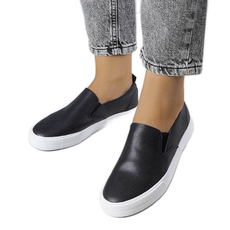 PA1 Sneaker Shelia in ecopelle nera nero