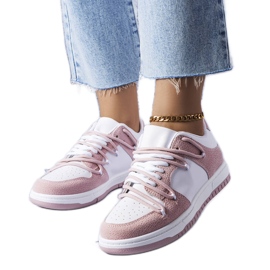 PA1 Sneakers rosa di Hila bianca