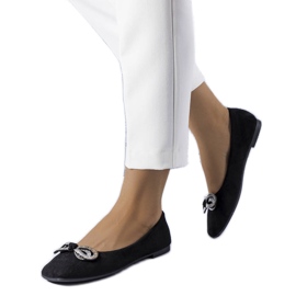 Ballerine nere con fiocco Gaillou nero