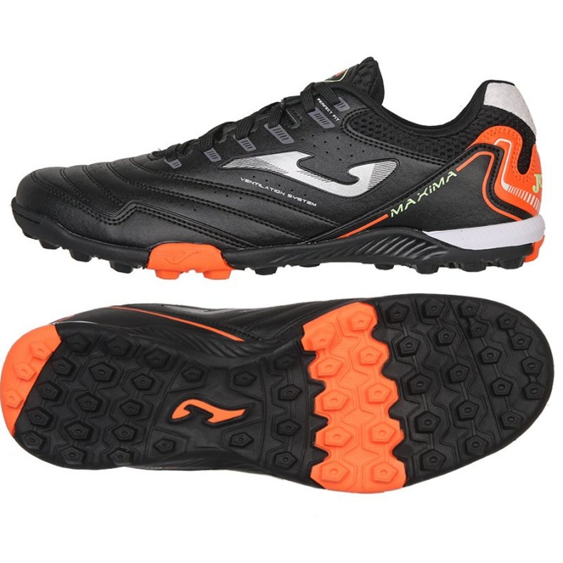 Scarpe da calcio Joma Maxima 2301 Tf M MAXS2301TF nero nero