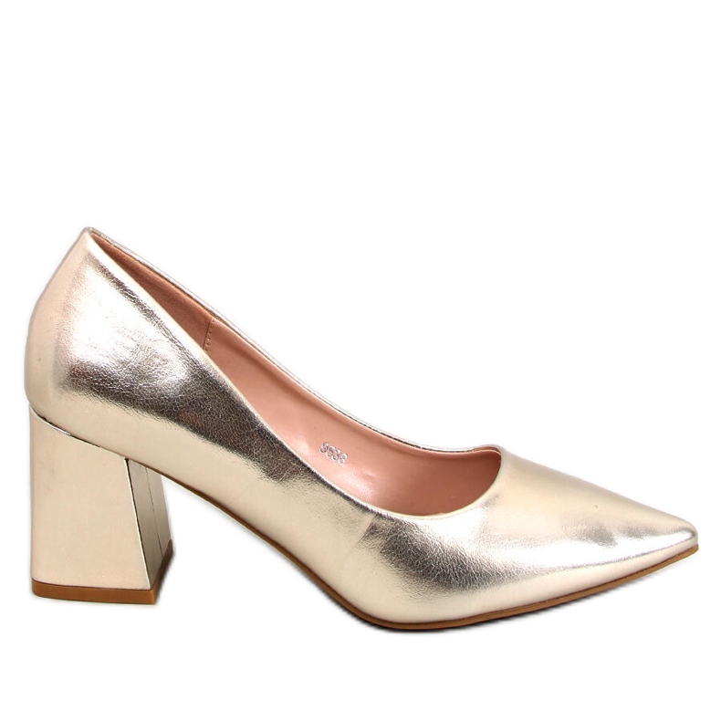 PA1 Décolleté tacco alto Althea Gold d'oro