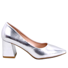 PA1 Décolleté tacco alto Althea Silver argento