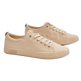 Sneakers basse lisce da donna Big Star LL274061 Beige