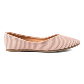 Ballerine da donna in tessuto Vinceza beige