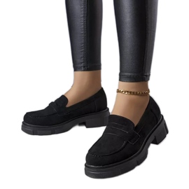 PA1 Scarpe in ecopelle nera di Alacoque nero
