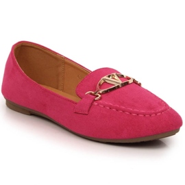 Scarpe Vinceza mocassini scamosciati W 2227 JAN185C rosa