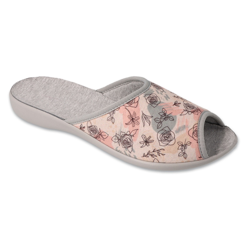 Scarpe da donna Befado pu 254D147 beige rosa grigio