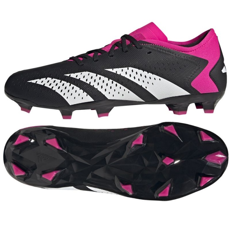 Scarpe da calcio Adidas Predator Accuracy.3 L Fg M GW4602 nero nero