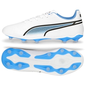 Scarpe da calcio Puma King Match FG/AG M 107257 01 bianco bianco