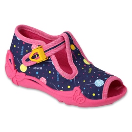 Scarpe per bambini Befado 213P138 blu navy rosa