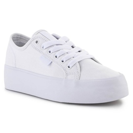 Scarpe con plateau manuali DC W ADJS300280-WW0 bianca
