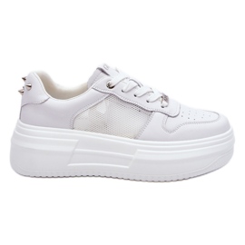 Scarpe sportive classiche da donna GOE LL2N4060 bianche bianca