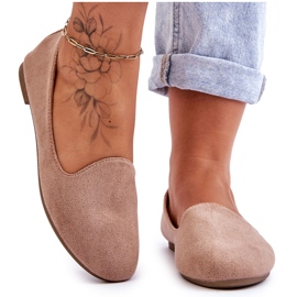 BM Ballerine Nash classiche in camoscio beige