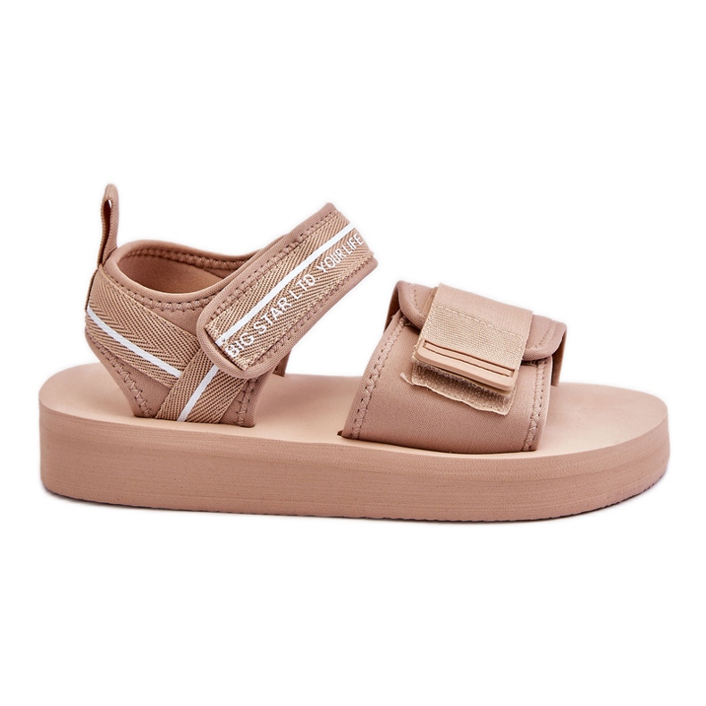 Sandali Velcro Donna Big Star LL274787 Beige