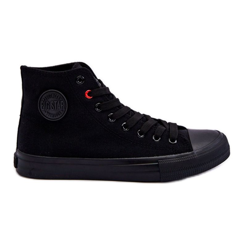 Sneakers Classiche Alte da Donna Big Star T274033 Nere nero