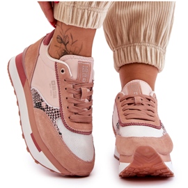 Sneakers alla moda Memory Foam System Big Star LL274366 Rosa