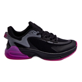 Comode scarpe sportive Memory Foam System Big Star LL274335 nere nero
