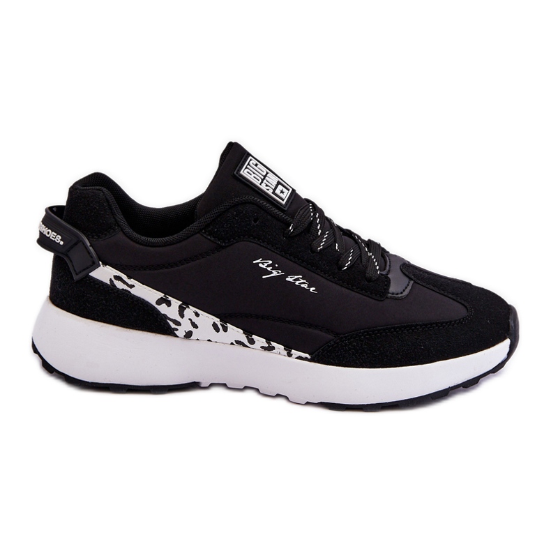 Sneakers da donna Memory Foam System Big Star LL274956 Nere nero