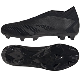 Scarpe da calcio Adidas Predator Accuracy.3 Ll Fg M GW4598 nero nero