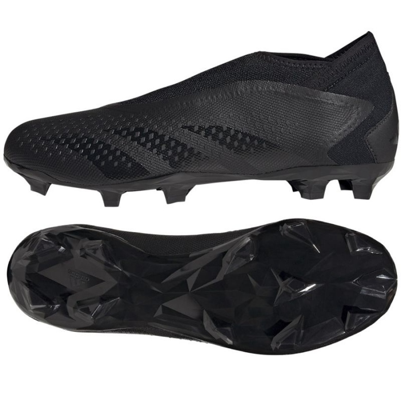 Scarpe da calcio Adidas Predator Accuracy.3 Ll Fg M GW4598 nero nero