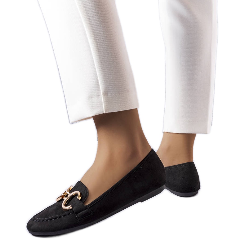 Mocassino classico nero Pitre