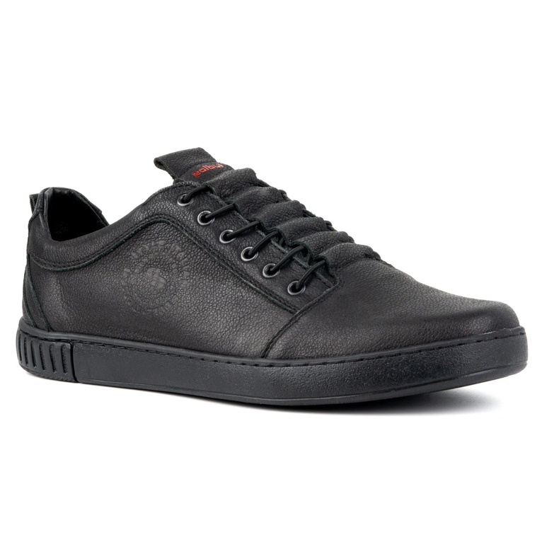 Polbut Scarpe casual da uomo in pelle 2121/2 nere nero