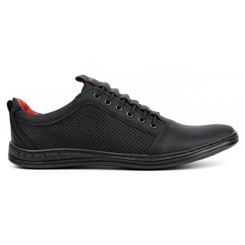 Polbut Scarpe casual da uomo in pelle 2121p nere nero