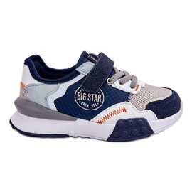 Sneakers da bambino Memory Foam System Big Star LL374225 Navy blu
