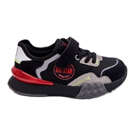 Sneakers da bambino Memory Foam System Big Star LL374224 Nere nero