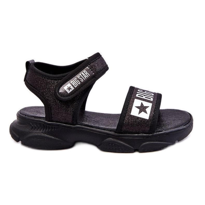 Sandali con velcro per bambini Big Star LL374192 Neri nero