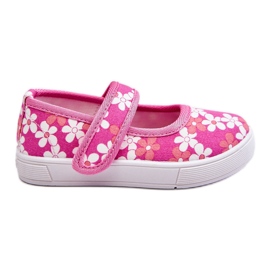 Ballerine per bambini in fiori rosa Noè