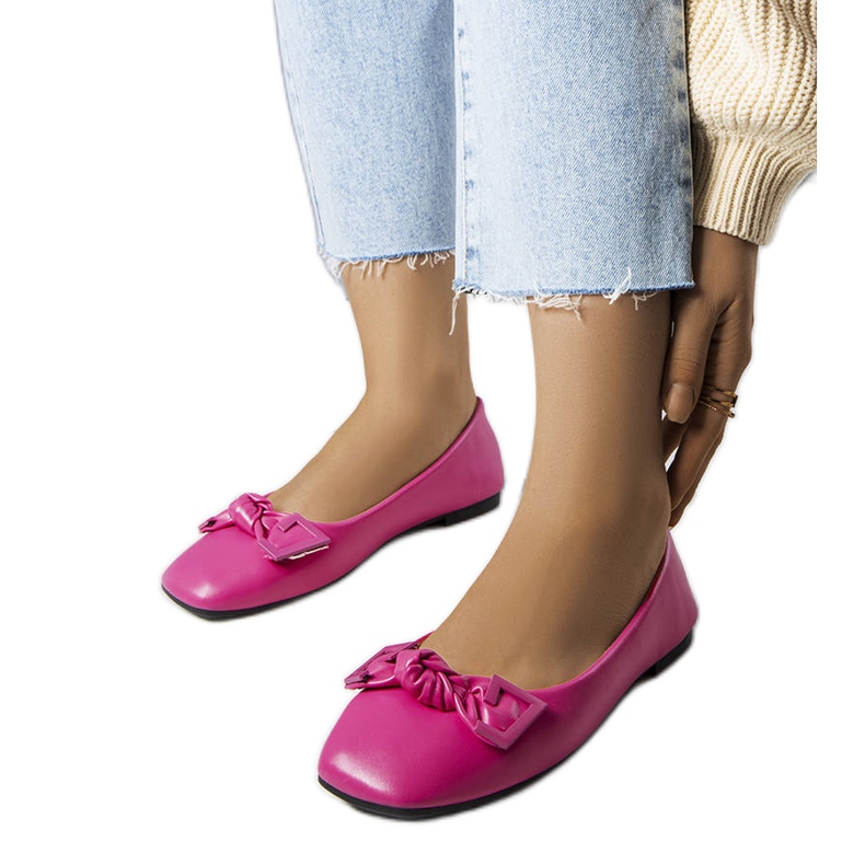 Ballerine rosa con fiocco di Tabitha