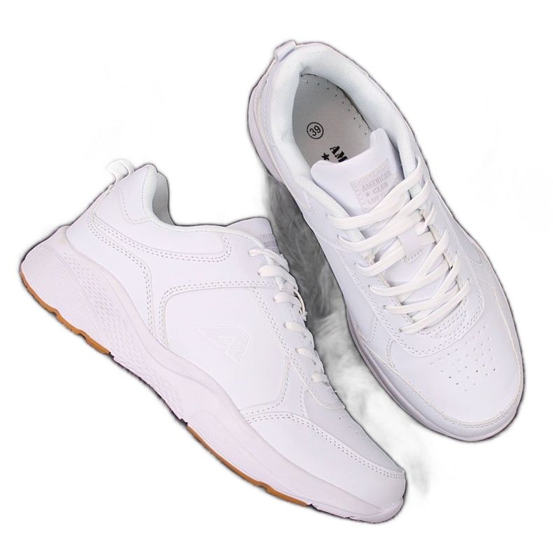 Sneakers American Club 52/23 bianche bianca