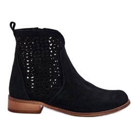 Stivali scamosciati Nicole 2791/028 Nero