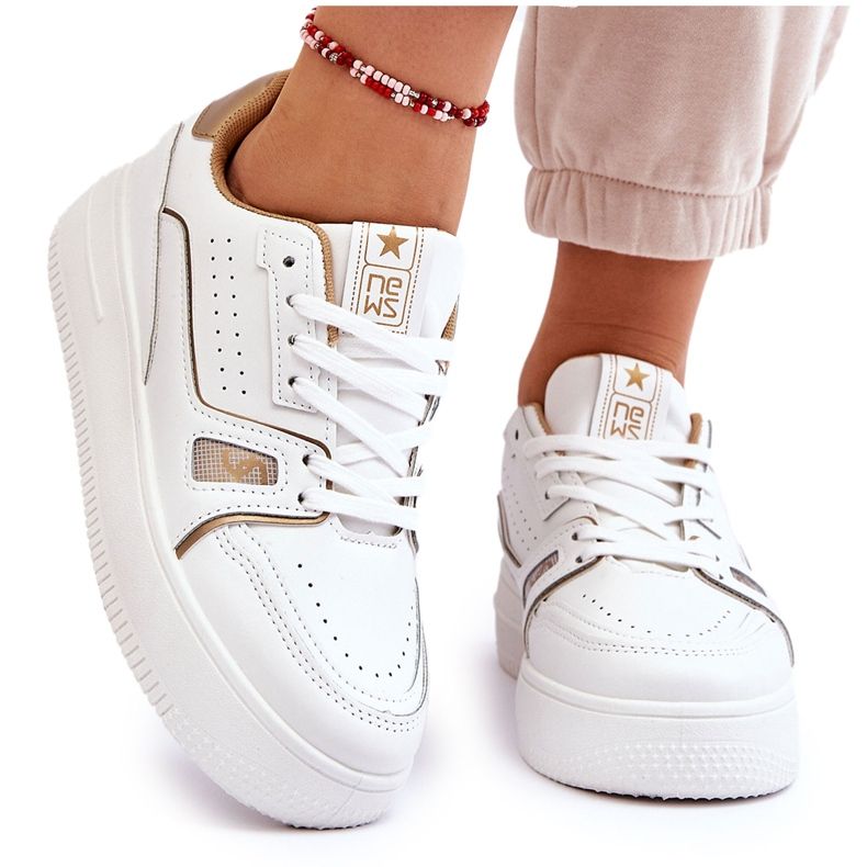 Sneakers comode da donna bianche Bowen bianca