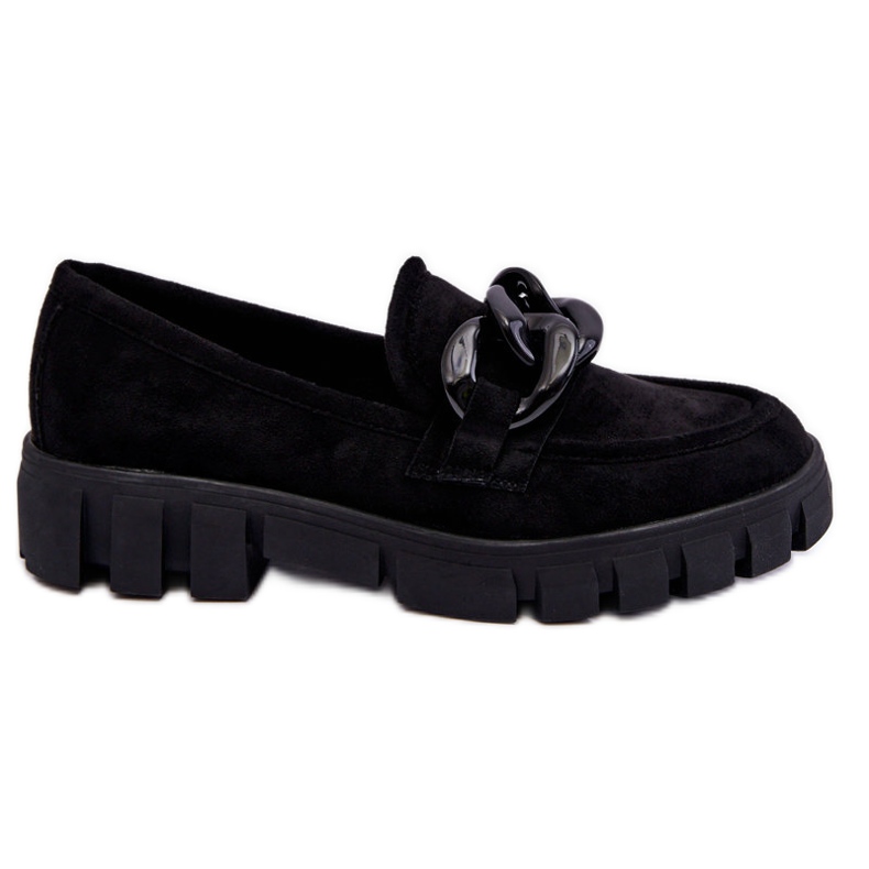 Vinceza Mocassini con plateau in pelle scamosciata da donna Black Bennett nero