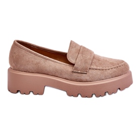 Vinceza Mocassini Classici in Pelle Scamosciata Mocassini Beige Corrin